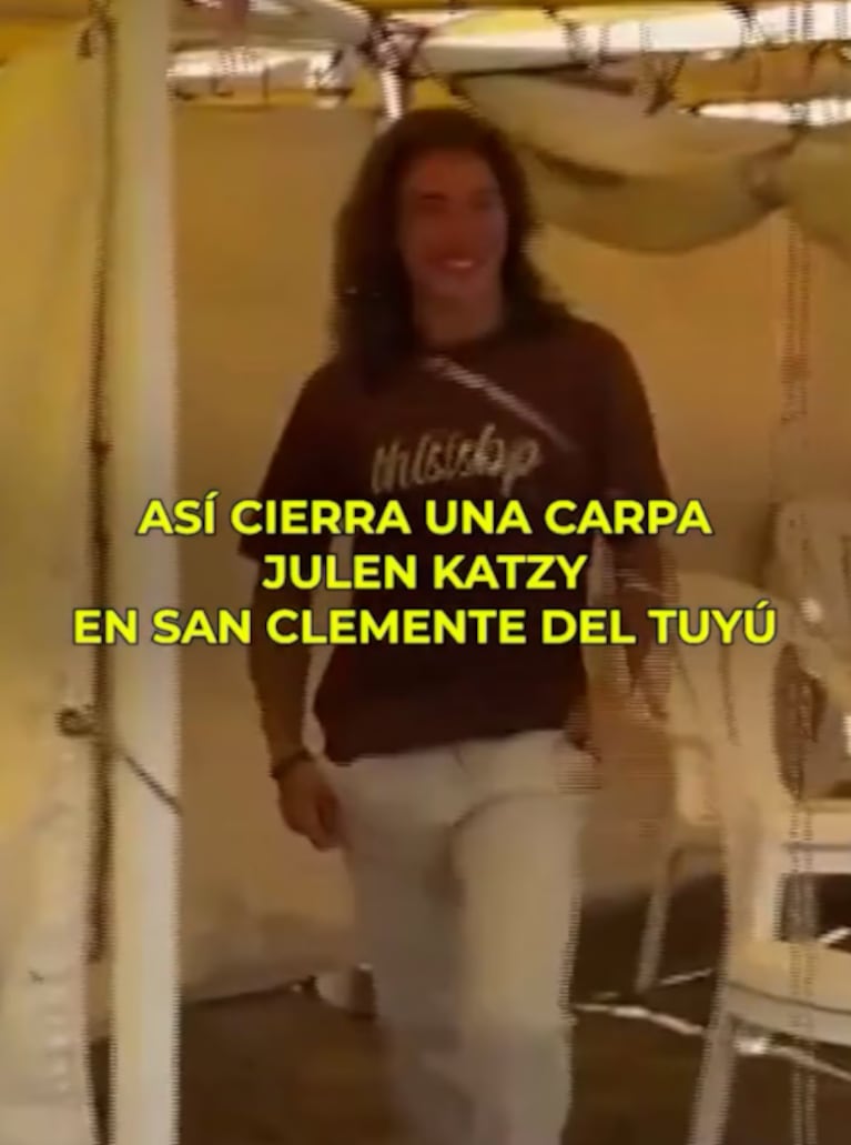 La historia de Julen Katzy: brilla en la serie Valle Salvaje y trabaja como carpero y mozo en San Clemente | Créditos: Captura TikTok