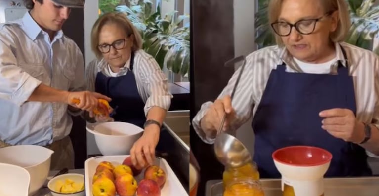 La icónica receta de Dolli Irigoyen: cómo hacer los mejores duraznos en almíbar | Créditos: Captura video