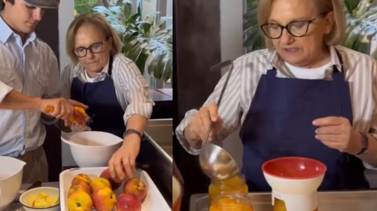 La icónica receta de Dolli Irigoyen: cómo hacer los mejores duraznos en almíbar | Créditos: Captura video