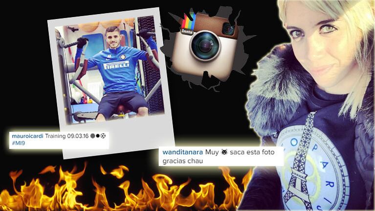 La imagen (¡y un ‘abultado’ detalle!) de Icardi que desató un reclamito celoso de Wanda. (Foto: Instagram)