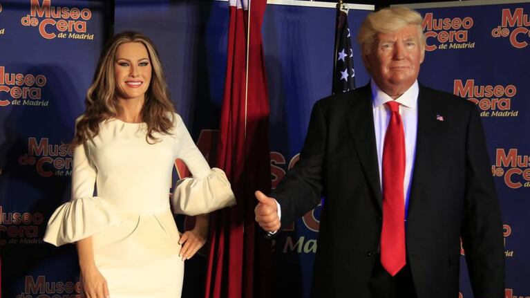 La impactante figura de cera de Melania Trump