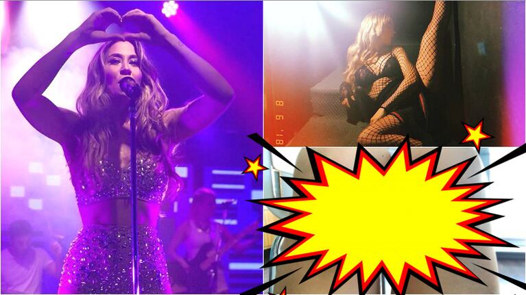 La impactante foto de Jimena Barón tras su show (Fotos: Instagram y Twitter)