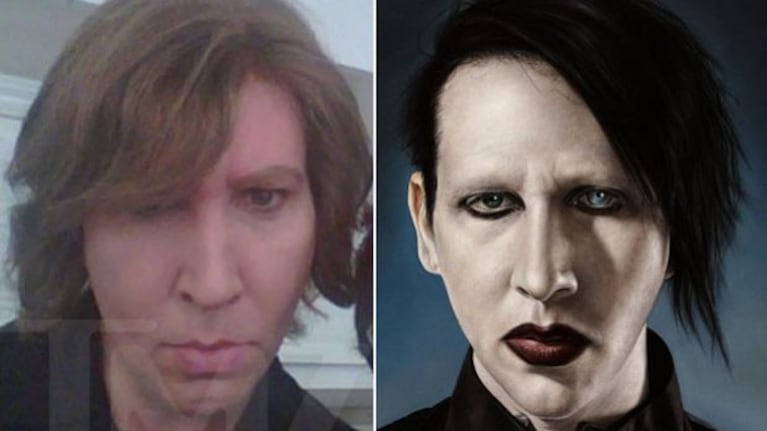La impactante foto de Marilyn Manson sin maquillaje. (Foto: TMZ.com/Web)