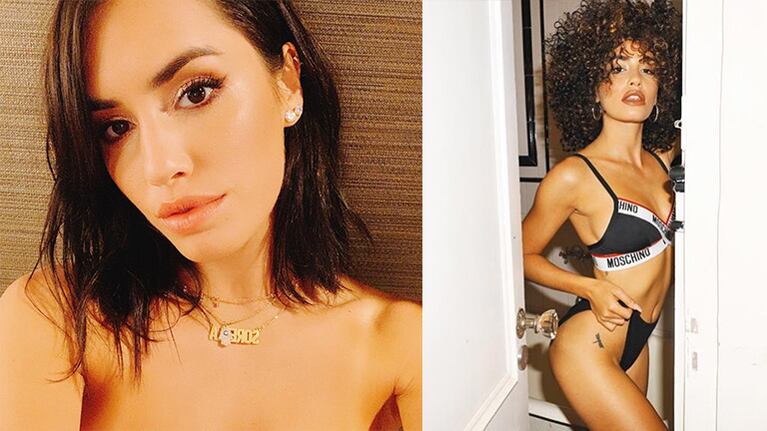 La impactante foto sexy de Lali Espósito en ropa interior... ¡con mega look ochentoso!