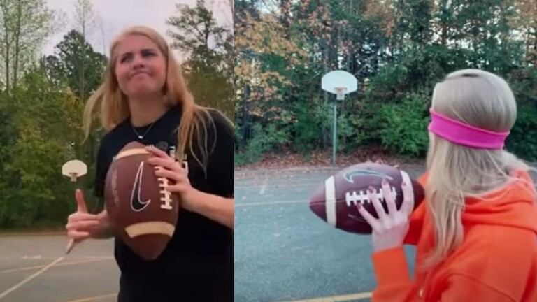 La impresionante puntería de esta joven sorprendió a los usuarios de TikTok