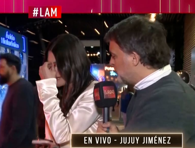 La incómoda reacción de Jujuy Jiménez al recibir un picante llamado en vivo: “Me quiero matar”