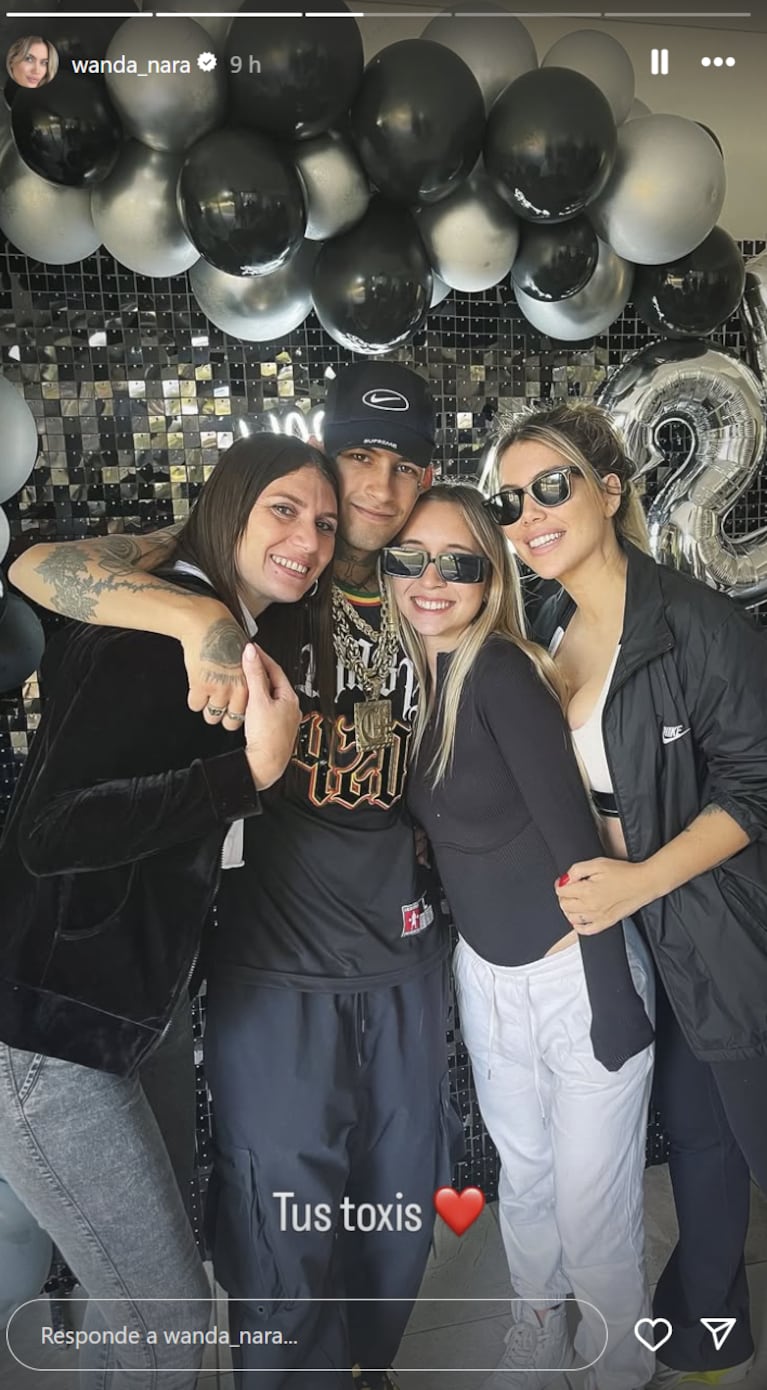 La indirecta de Tamara Báez, ¿dedicada a L-Gante y Wanda Nara? Foto: IG | wanda_nara