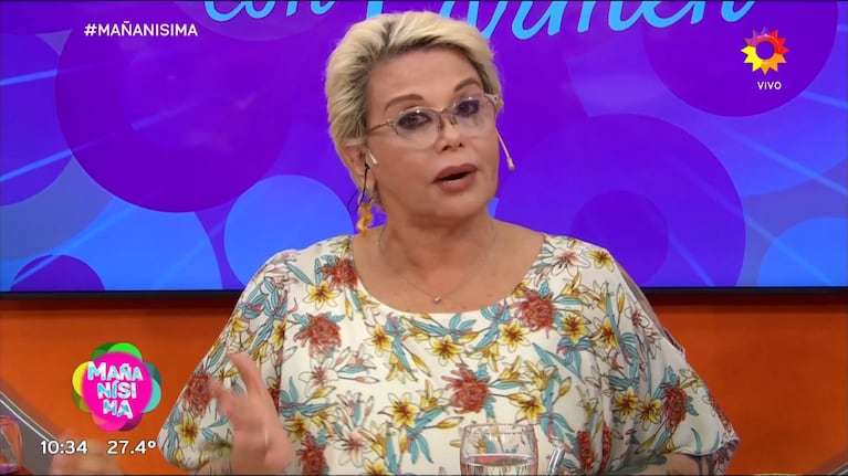 La inesperada declaración de Carmen Barbieri en vivo: “Tuve un frasco de esperma...”