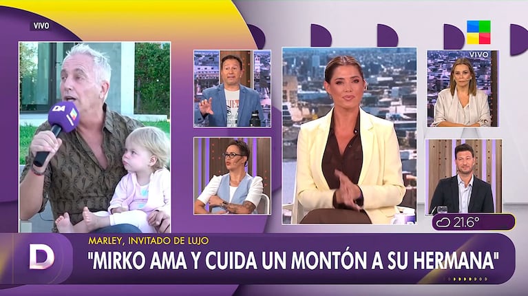 La infidencia de Marley sobre Susana Giménez en vivo (captura de América TV, Desayuno Americano)