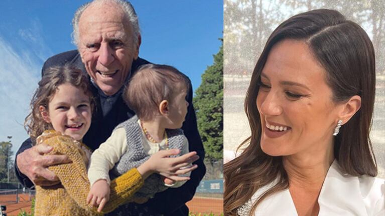 La inmensa alegría de Paula Chaves tras el alta de su abuelo.