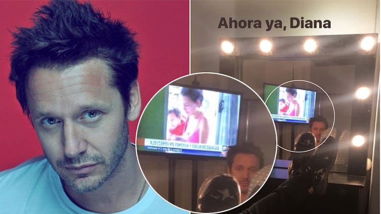 La inoportuna selfie de Benjamín Vicuña contra un espejo: ¡apareció una imagen de Pampita!