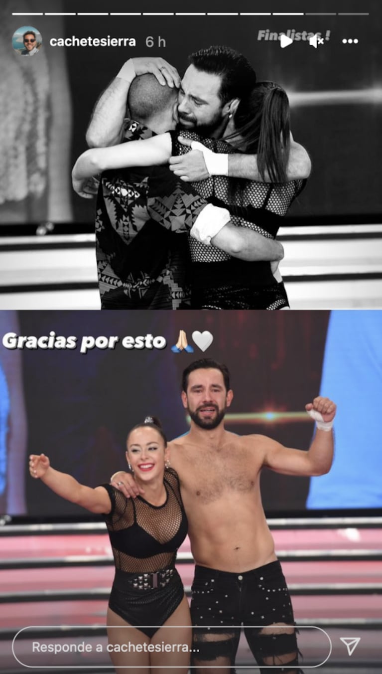 La insólita celebración íntima de Cachete Sierra con Fiorella Giménez tras ser finalistas de La Academia: cena y dibujitos