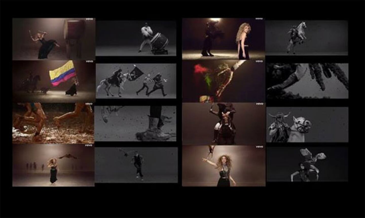 La “inspiración” de Shakira en el video del cantante Woodkid para su clip del Mundial. (Foto: Facebook Woodkid)