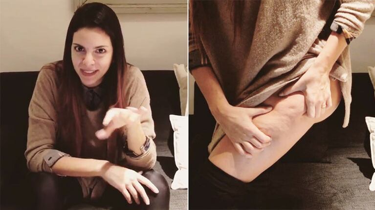 La instagramer Belu Lucius mostró su celulitis en primer plano