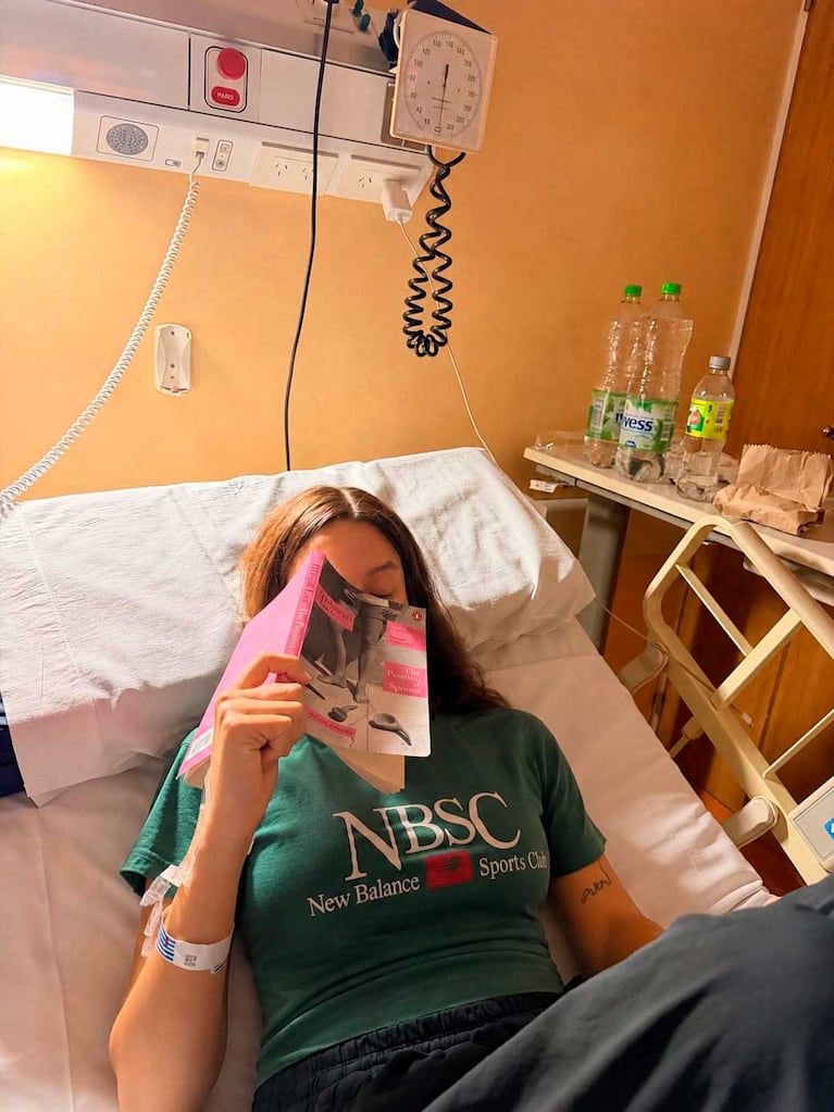 La internación de Rosario Ortega (Foto: Instagram @rior0sa)