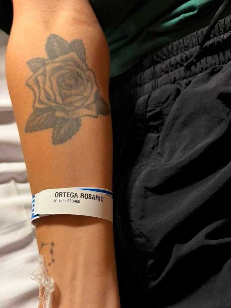 La internación de Rosario Ortega (Foto: Instagram @rior0sa)