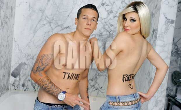 La intimidad de Charlotte y Alexander Caniggia. (Foto: Revista Caras)