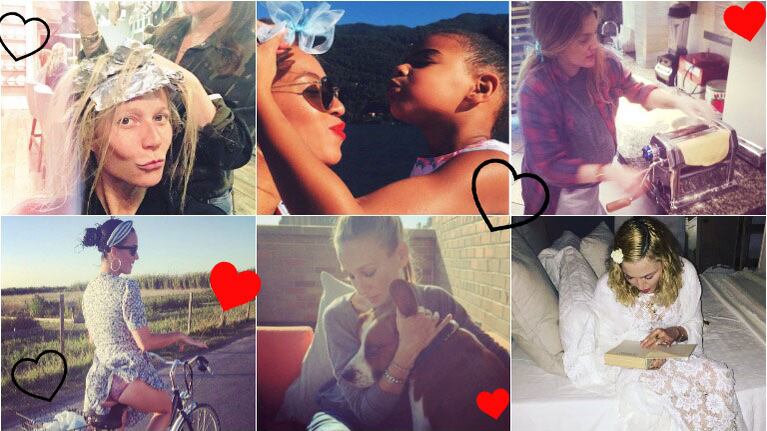 La intimidad de las celebrities de Hollywood en Instagram. Foto: Instagram