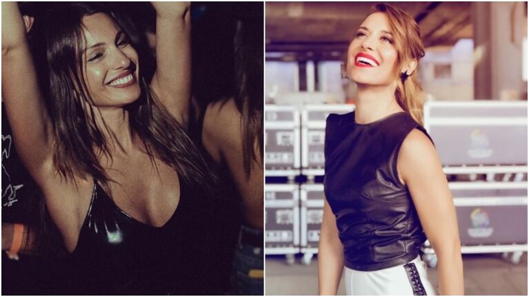 La irónica reacción de Mariana Brey a la respuesta de Pampita, quien desmintió su versión de pelea con García Moritán (Fotos: Instagram)