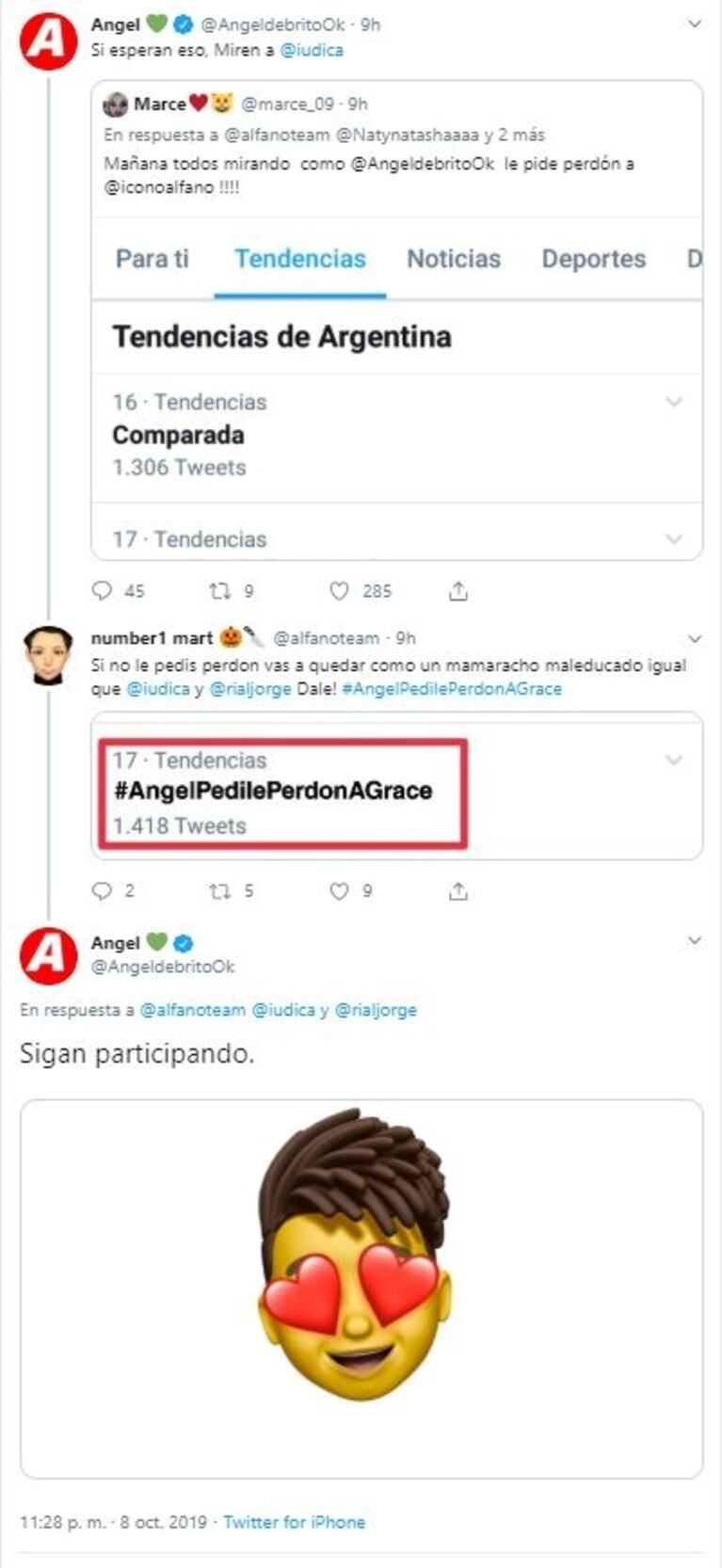 La irónica respuesta de Ángel de Brito ante un reclamo en Twitter que involucró a Jorge Rial y Mariano Iúdica