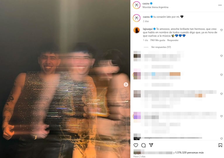 La Joaqui, súper enamorada de Luck Ra: foto besándose y romántica declaración