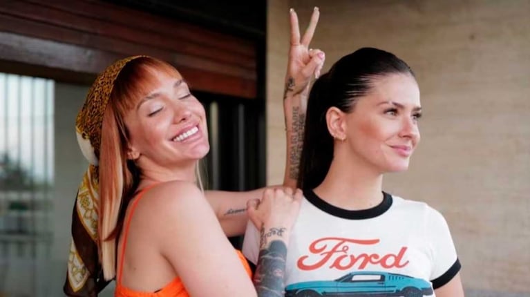 La Joaqui y La China Suárez. Fotos: Instagram
