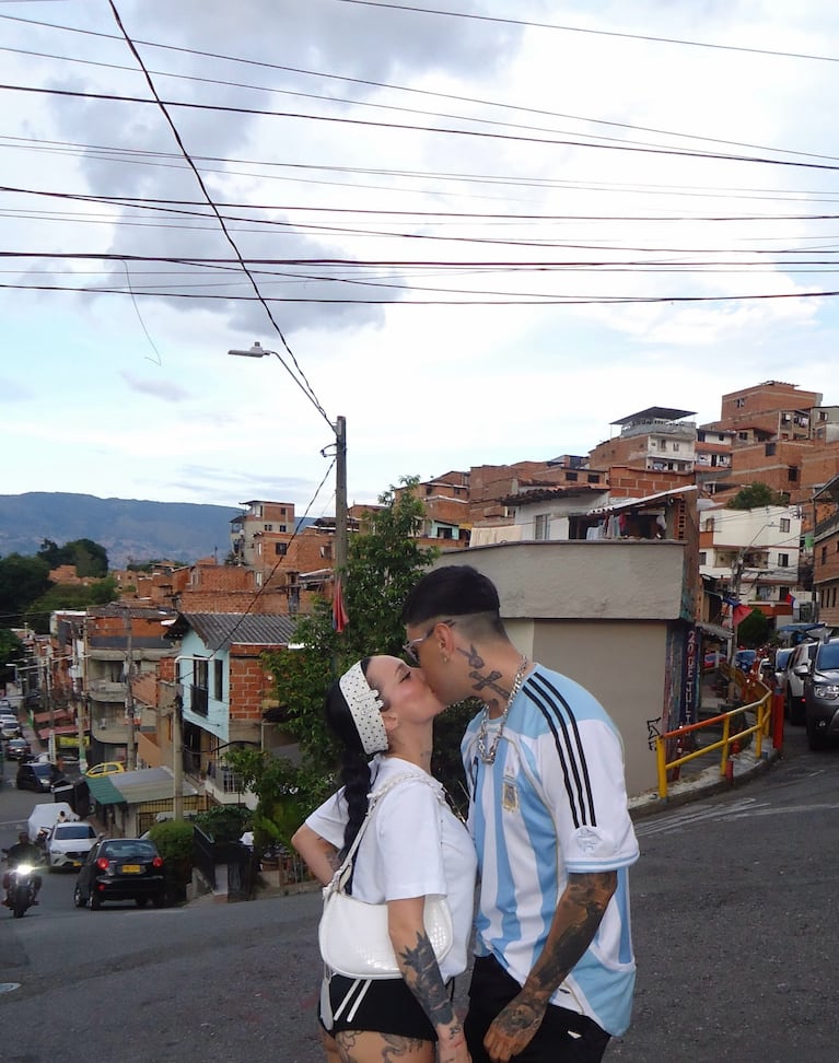 La Joaqui y Tiago PZK. Foto: @lajoaqui