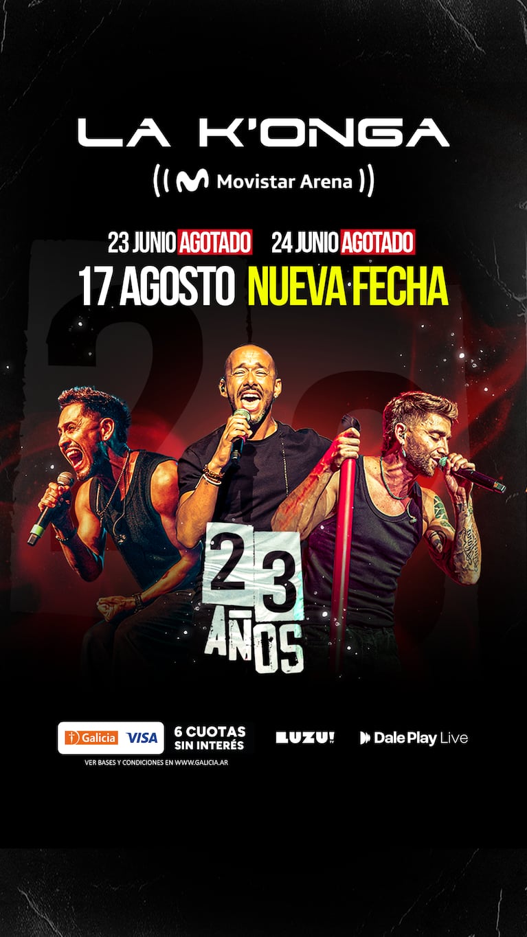 La K’onga brilla en el Movistar Arena: último show con entradas disponibles