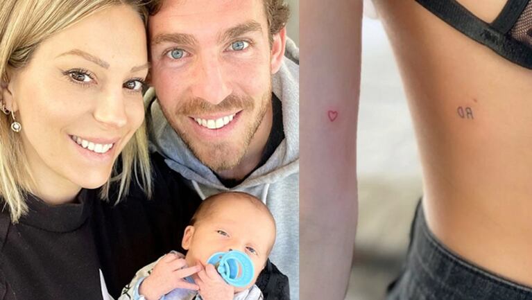 La llamativa reacción del marido de Noelia Marzol luego de que se tatuara sus iniciales.