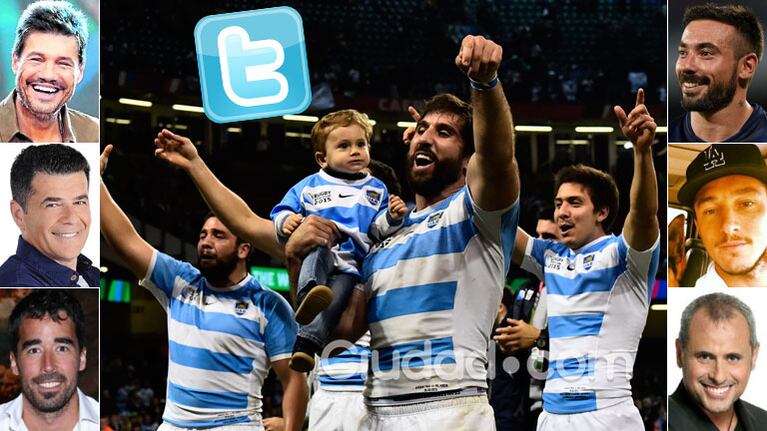 La locura mundialista de los famosos por el gran triunfo de Los Pumas: ¡Argentina en semifinales! (Foto: AFP y Web)