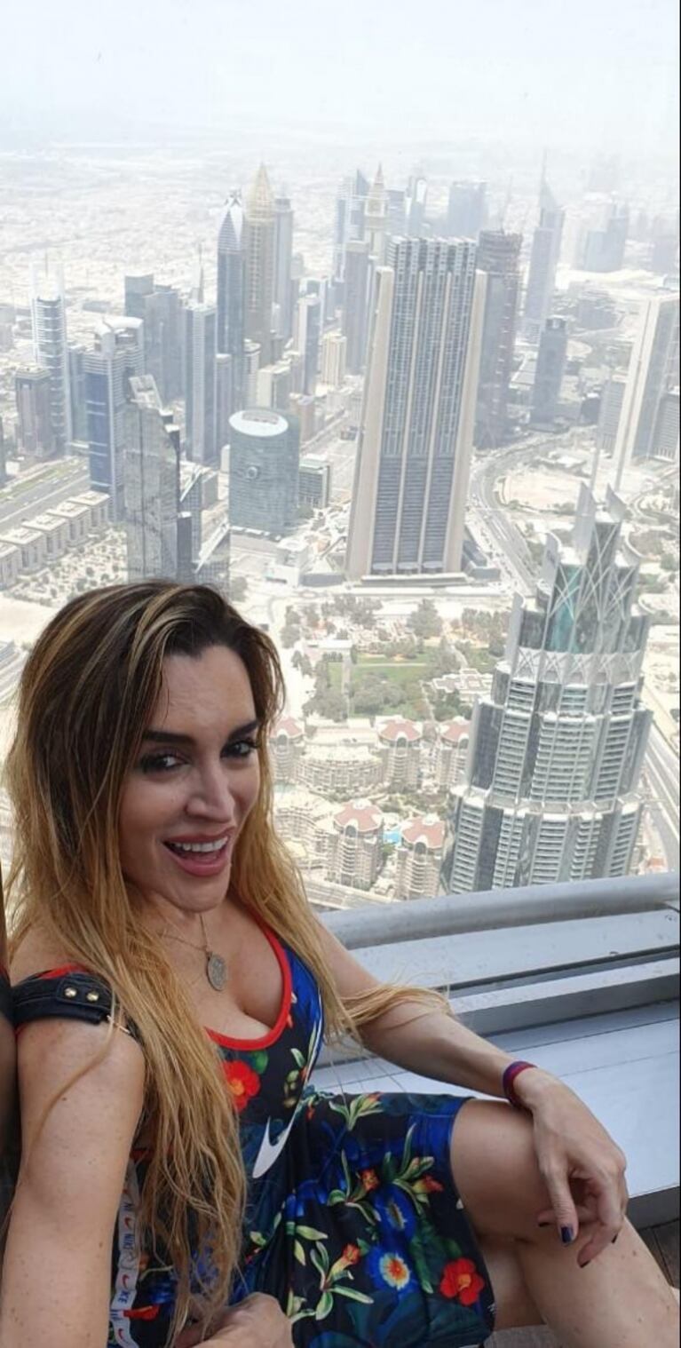La "luna de miel" de Fátima Florez junto a su marido en Egipto y Dubai, para celebrar 20 años juntos