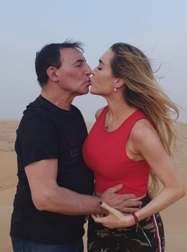 La "luna de miel" de Fátima Florez junto a su marido en Egipto y Dubai, para celebrar 20 años juntos