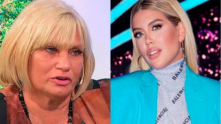 La madre de L-Gante fue al local de Wanda Nara, compró cosméticos y se sacó una foto con las empleadas