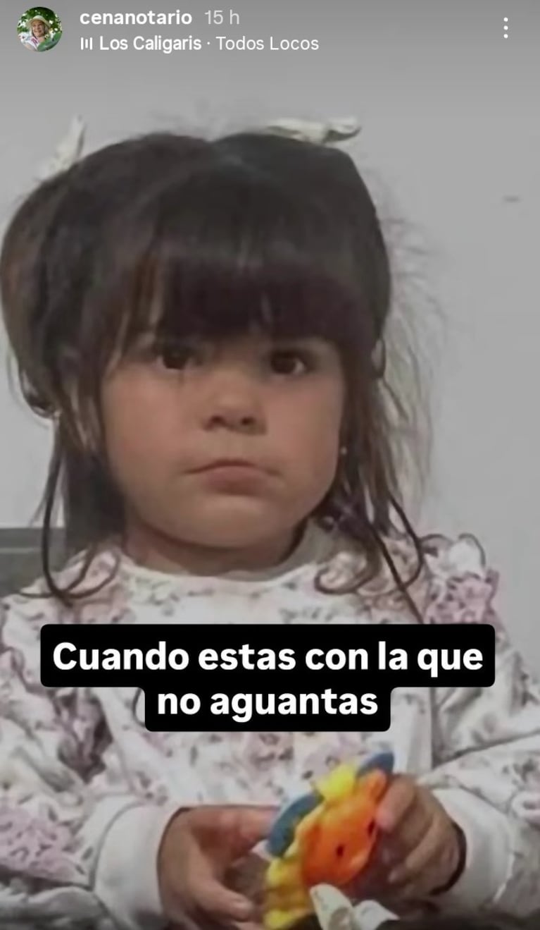 La mamá de Daniela Celis se peleó con la familia de Thiago Medina y la hermana lo cruzó sin filtros. Crédito: Instagram