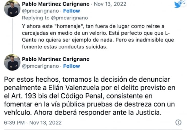 La mamá de El Noba, furiosa por la denuncia contra L-Gante tras el supuesto homenaje a su hijo