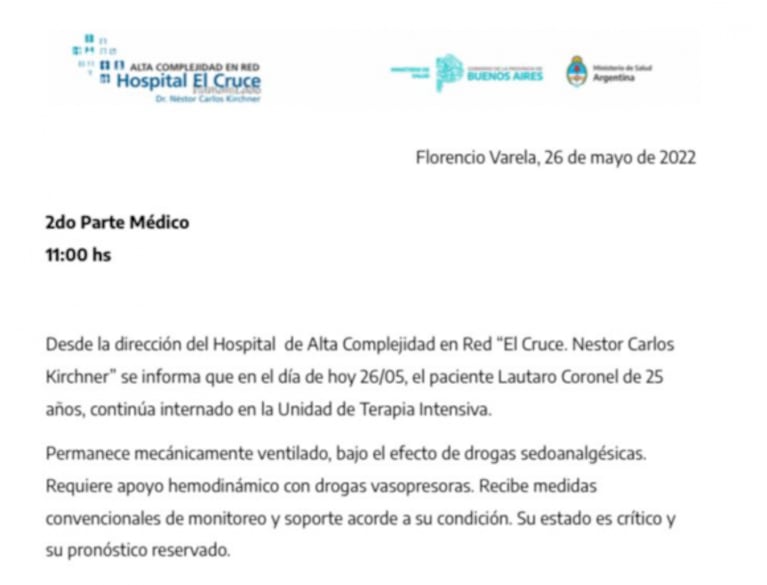 La mamá de El Noba hizo un desesperado pedido tras su grave accidente: "Recen por mi hijo, es una persona excelente"