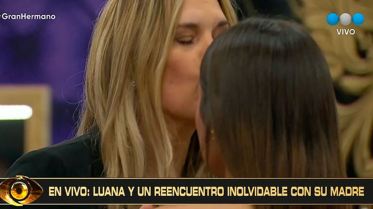 La mamá de Luana entró a Gran Hermano y dejó una advertencia: "Alejate de los garcas" (captura de Telefe)