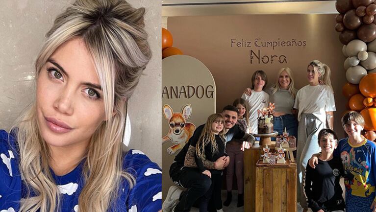La mamá de Wanda celebró su cumple en París.