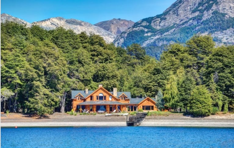 La mansión de Carola Del Bianco en Villa La Angostura.