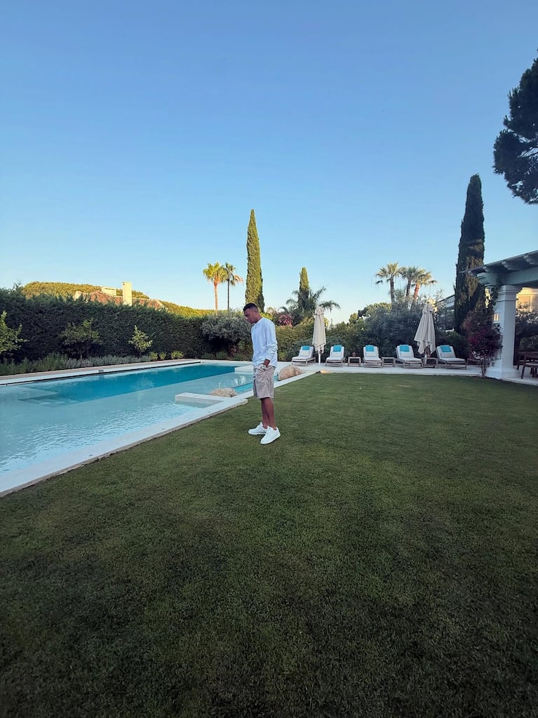 La mansión de Kylian Mbappé en Madrid. Crédito: Instagram