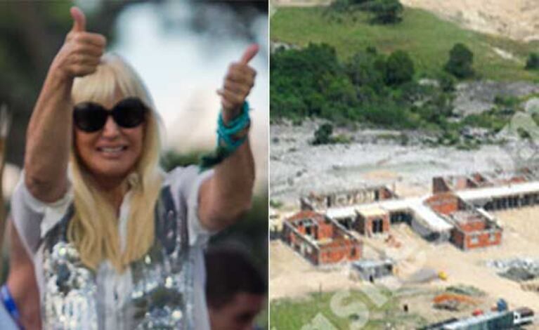 La mansión de Susana Giménez en Garzón, Uruguay. (Fotos: web y flashes.com.uy)