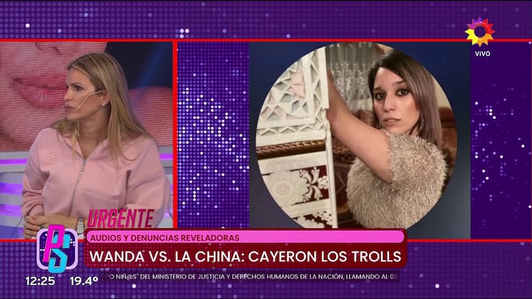 La marroquí que comandaría la red de trolls de Wanda Nara (Foto: captura de eltrece).