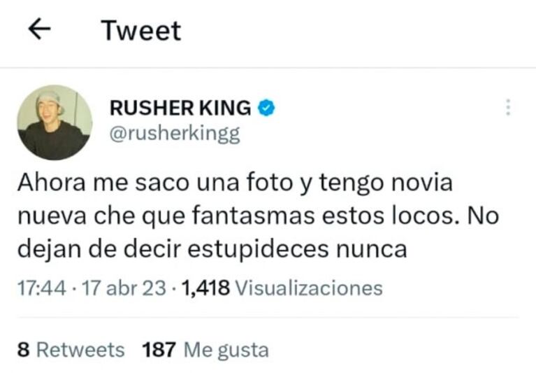 La Miss Uruguay Tatiana Luna rompió el silencio tras ser vinculada con Rusherking: "Es un disparate"