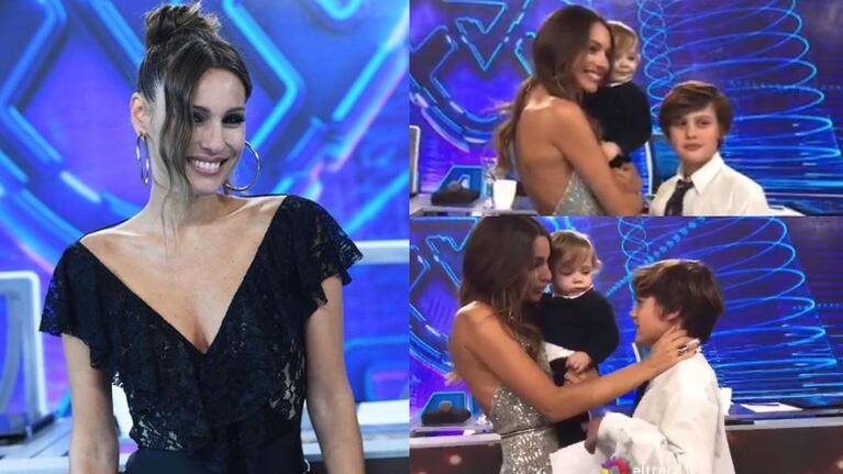 La modelo fue nuevamente sorprendida por un pedido de sus hijo.