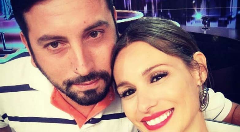 La modelo viajó a La Pampa para estar presente en el casamiento de Leonardo.