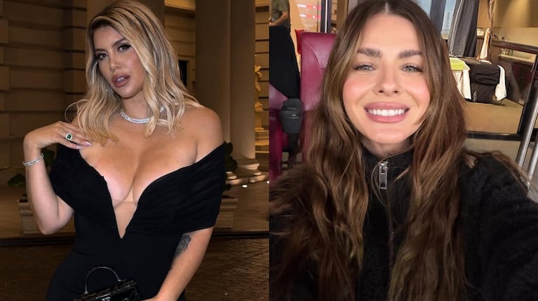 La mojada de oreja de la China Suárez a Wanda Nara Foto: Instagram (@wanda_nara y @sangrejaponesa)