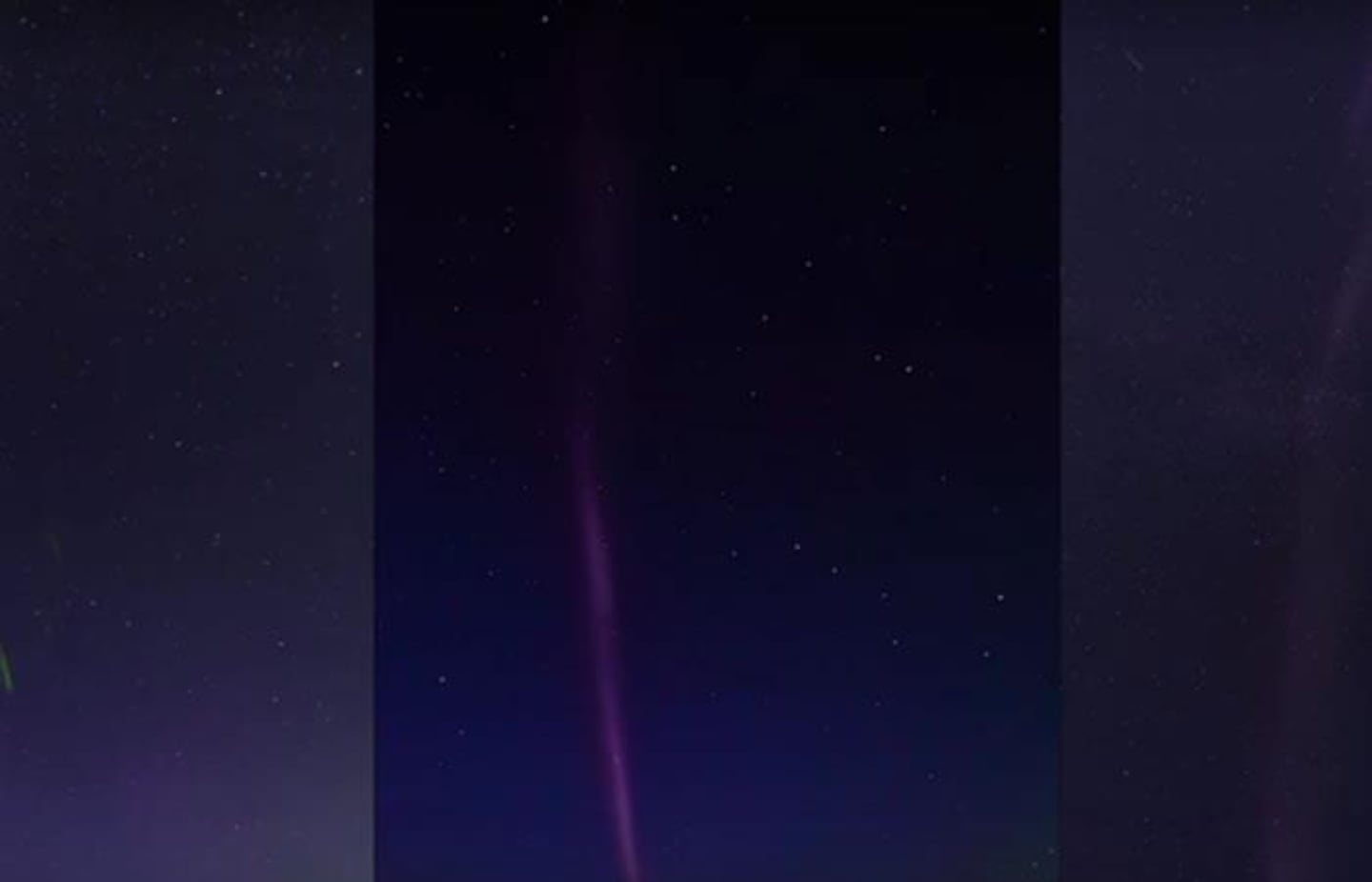 La NASA explicó el fenómeno de las extrañas luces púrpura en el cielo de Canadá