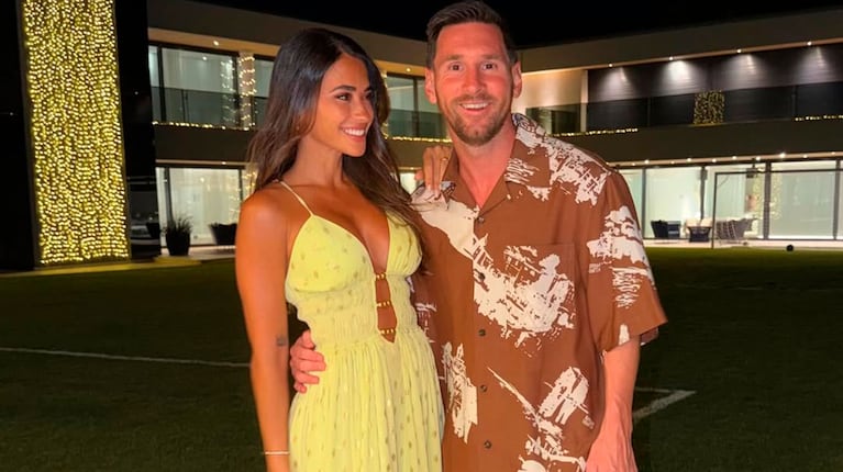 La Navidad de Lionel Messi y Antonela Roccuzzo en Rosario (Foto de Instagram)