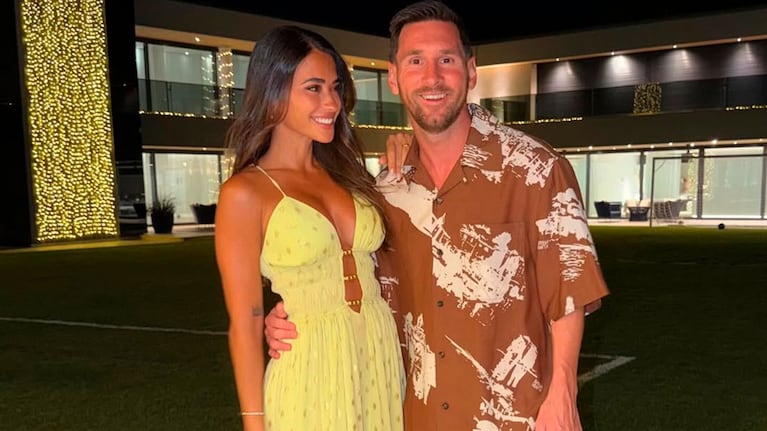 La Navidad de Lionel Messi y Antonela Roccuzzo en Rosario (Foto de Instagram)
