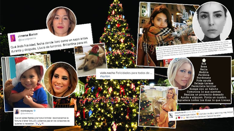 La Navidad de los famosos en las redes sociales